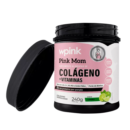 colágeno pink mom de limão - 240g