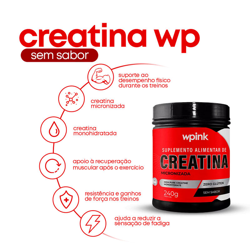 creatina sem sabor - 240g
